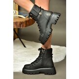 Fox Shoes R973970109 Black Thick Soled Women's Casual Boots Cene