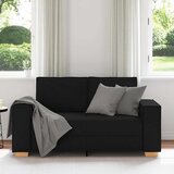  Dvosjed Kauč Crni 160x78x84 cm Tkanina | Eponuda.ba