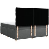  Krevet s oprugama i madracem tamnosivi 200 x 200 cm od tkanine | shoptok.hr