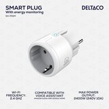Deltaco SMART HOME Mini Utičnica za Struju s LED Indikatorom i WiFi 2.4GHz Cijene
