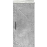  Kupaonski ormar Zidne s vratima Betonski sivi 30 x 31,5 x 61 cm | shoptok.hr