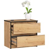 AKORD Komoda, 2 Predala, Hrast Craft, (5000331988) | Shoptok.si