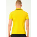 Dewberry T8586 MEN'S POLO NECK T-SHIRT-YELLOW-2 | shoptok.hr