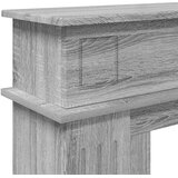  Okvir za kamin Siva Sonoma 102 x 26 x 100 cm Konstruirano drvo | shoptok.hr
