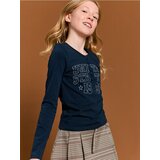 Sinsay Pamučni longsleeve s henley izrezom Cijene