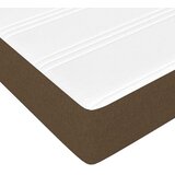  Krevet s oprugama i madracem tamnosmeđi 120 x 200 cm od tkanine | shoptok.hr