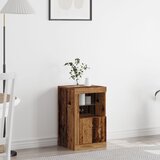 vidaXL Stranska omara Stari les Trden les Srednja Shrani svoje stvari | Shoptok.si