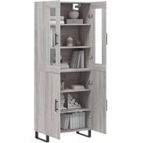 Visoka komoda siva sonome 69,5x34x180 cm od konstruiranog drva | shoptok.hr