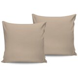  De Beige Beige Satin Pillowcase Set (2 Pieces) (FR) | ePonuda.com