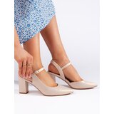 Sergio Leone Stylish women's pumps beige Cijene