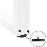  Noge kavne mize v obliki črke U 2 kosa Bela 60x(30-31) cm Jeklo, (21828563) | Shoptok.si