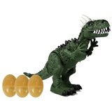 Green Dinosaur on Batteries Moves with the Sound Projector | shoptok.hr