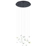 Eglo 390435 - led prigušiva luster na sajli adrados 6xLED/4,2W/230V crna/prozirna | Eponuda.com