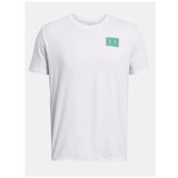 Under Armour UA Color Block Logo Left Chest SS Shirt, White/Sonic Yellow - XL, (21576503) | Shoptok.si