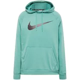 Nike Sportska sweater majica žad / crna