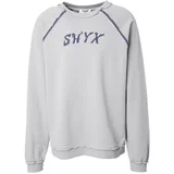 SHYX Sweater majica 'Dean' morsko plava / siva