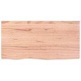  Zidna polica svjetlosmeđa 80x40x(2-4) cm obrađena hrastovina | shoptok.hr