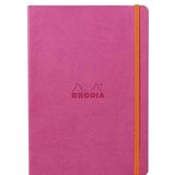  Notes A5, Rhodiarama soft, s gumicom, diktando crte, fuksija | shoptok.hr