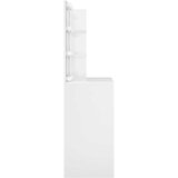  Toaletni stolić s LED svjetlima sjajni bijeli 74,5x40x141 cm | Eponuda.com