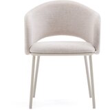 Kave Home Kremno bel jedilni stol Maina – | Shoptok.si