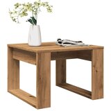 vidaXL Stranska mizica artisan hrast 50x50x35 cm inženirski les | Shoptok.si