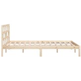  Okvir za krevet od masivnog drva 120 x 190 cm mali bračni | shoptok.hr