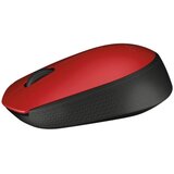 Logitech M171 bežični optički miš, crveno-crni Cene