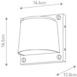 Elstead Lighting ZUNANJA STENSKA SVETILKA Scout 12/16.5/16.5 cm | Shoptok.si