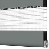 vidaXL Zebra zavesa temno siva 50x200 cm širina blaga 45,9 cm poliester, (5000297357) | Shoptok.si