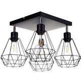 Mitea Lighting plafonska lampa -s M0824-4P 4xE27 60W/220V crna | Eponuda.com