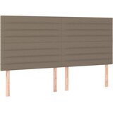  s oprugama i madracem smeđesivi 200x200 cm od tkanine | shoptok.hr