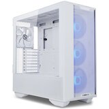 Lian Li računalniško ohišje ATX kaljeno steklo, belo | Shoptok.si