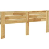 vidaXL Naglavna deska 180 cm iz masivnega lesa, hrast | Shoptok.si
