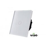 Wise Wifi pametni prekidač, stakleni panel beli - 1 taster WU0012 Cene