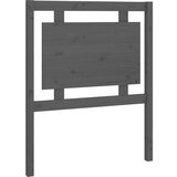  Posteljno vzglavje sivo 80,5x4x100 cm trdna borovina, (20643938) | Shoptok.si