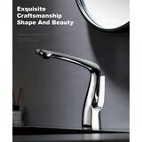 ELITE EDITION Deluxe moderna armatura za kopalniški umivalnik BS1531 | Pipa — Krom | Shoptok.si