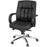 MID.YOU Pisarniški Stol Xxl G 100, Črna | Shoptok.si