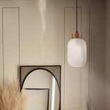  Luster na kablu HARMONY 1xE27/15W/230V prečnik 14 cm bela/hrast | Eponuda.com