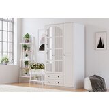 Hanah home Rb-010 matte white wardrobe Cene