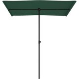  Vrtni suncobran s aluminijskim stupom 180 x 110 cm zeleni | Eponuda.com