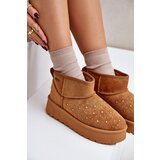 Big Star Snow boots with platform decoration Big Star OO274A104 Camel | Shoptok.si