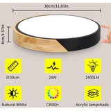 KAMBO okrogla LED stropna svetilka 24W, 4500K | Shoptok.si