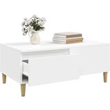  Stolić za kavu bijeli 90 x 50 x 36,5 cm od konstruiranog drva | shoptok.hr