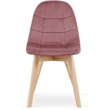 Brandless Stol BORA - temno roza žamet x 1, (22044493) | Shoptok.si