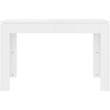  Blagovaonski stol sjajni bijeli 120x60x76 cm konstruirano drvo | shoptok.hr