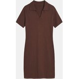 Sinsay Pletena midi haljina s viskozom | shoptok.hr