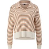 Comma Pulover kremna / svetlo rjava | Shoptok.si