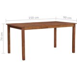  7-dijelni vanjski blagovaonski set od poliratana crno-smeđi | shoptok.hr