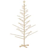  Drveno božićno drvce Prirodna 180 cm Masivno borovo drvo | shoptok.hr