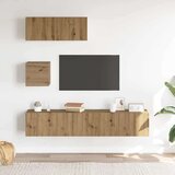  4-dijelni set TV ormarića montiran na zid Artisan Oak | shoptok.hr